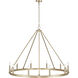 Carruth 10 Light 45 inch Modern Gold Chandelier Ceiling Light